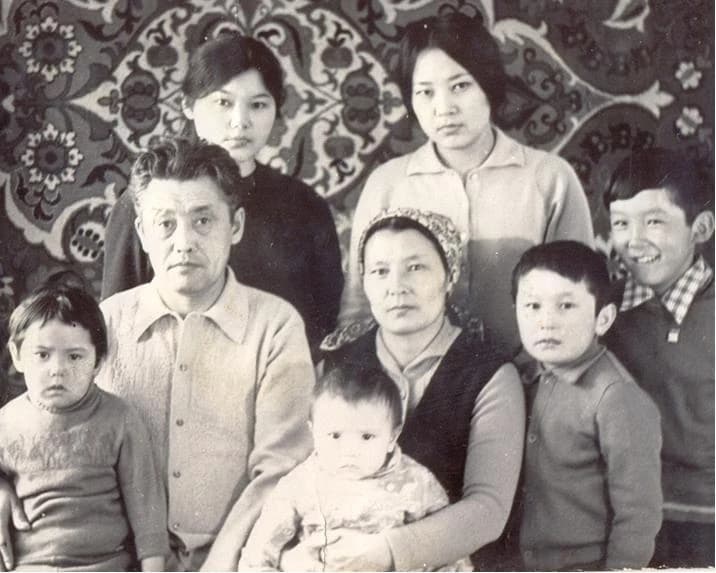 The Islyamov family, 1972