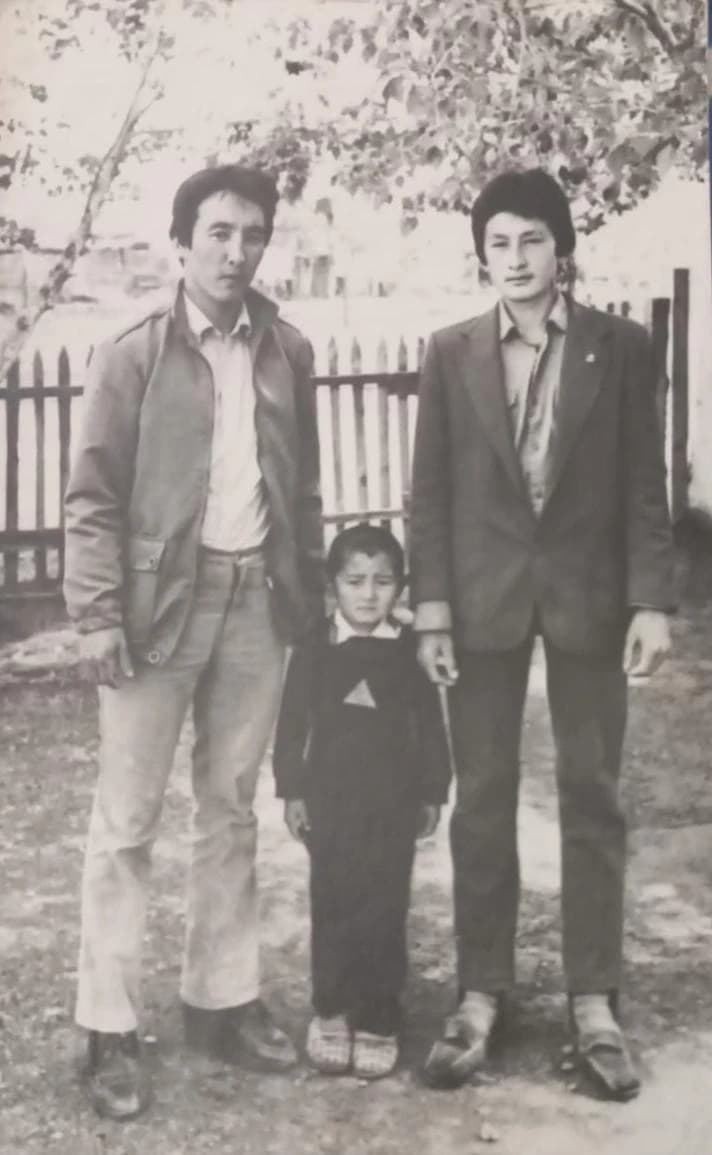 Askar’s sons: Aman, Amangeldi and Amanzhol